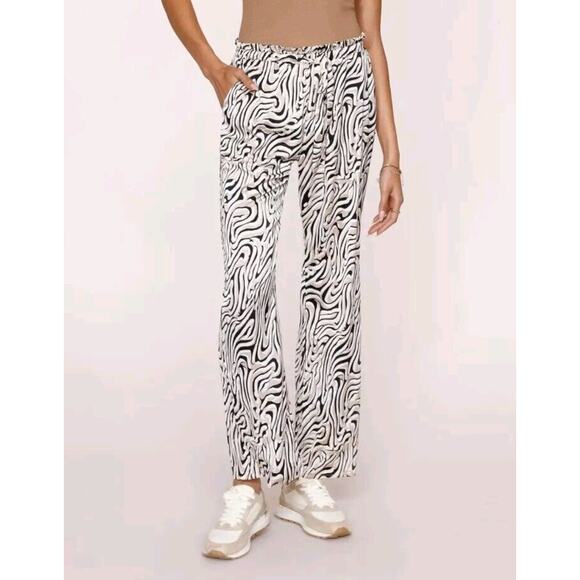 Heartloom Pants - Heartloom Women's Raani Pant Size S Pull-On Abstract Pattern Pockets